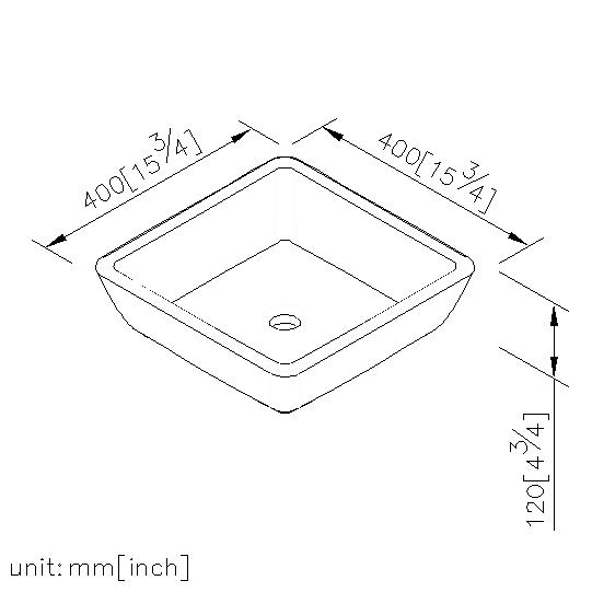 方型陶瓷臉盆 thumbnail 2