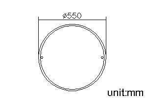 圓型鏡子組 550mm thumbnail 2