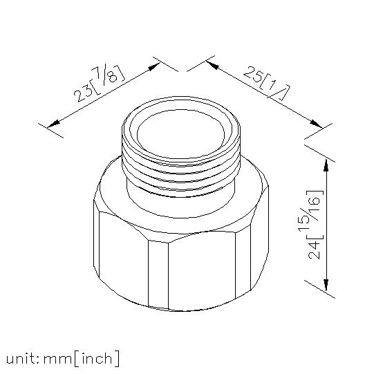 Connector 3/8G x 1/2G thumbnail 2