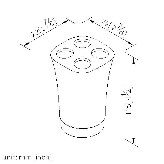 Freestanding Tooth Brush Holder thumbnail 2