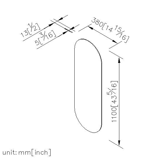 橢圓鏡組 1100*380mm thumbnail 2