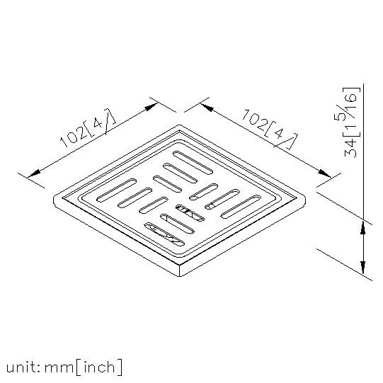 方型地漏 thumbnail 2