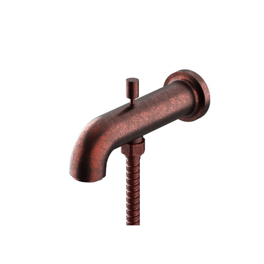 帶分流器和管接頭的浴缸出水嘴