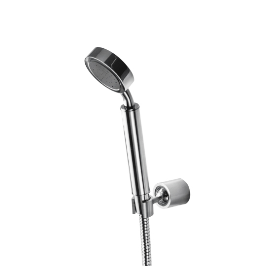 圓形手持蓮蓬頭+蛇管+掛架