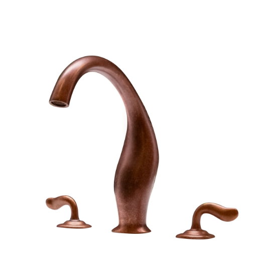 檯面式雙把手水龍頭