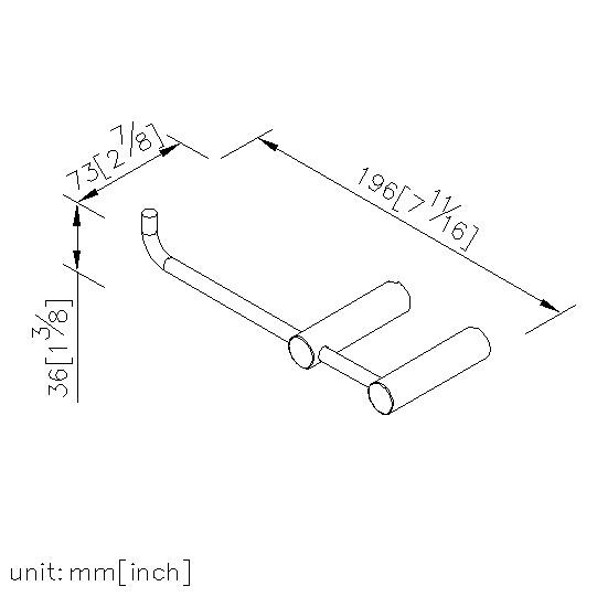 一字型衛生紙架組 thumbnail 2