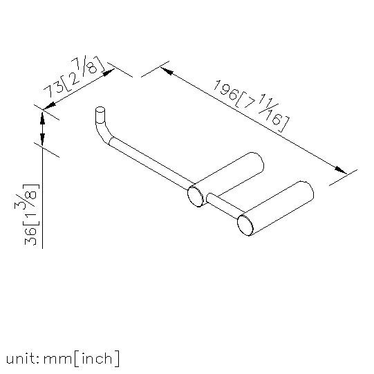 一字型衛生紙架組 thumbnail 2