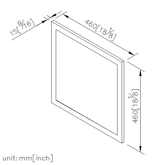 正方形掛鏡 460*460mm