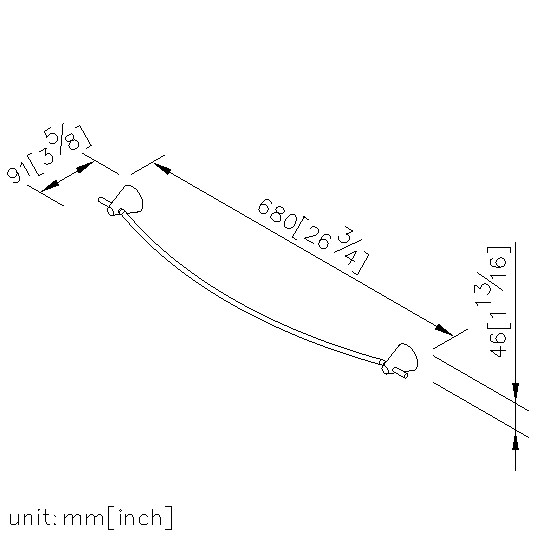 毛巾架組 600mm thumbnail 2