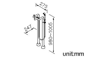 立地式浴缸龍頭 thumbnail 2