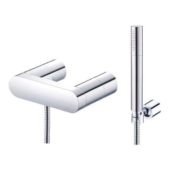 淋浴龍頭組+掛架+蓮蓬頭組