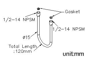 120cm Hose For Sprayer thumbnail 2